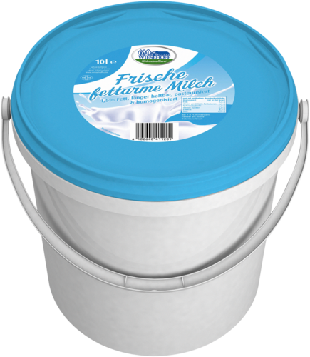 Frische Fettarme Milch 1,5% regional, 10 ltr.