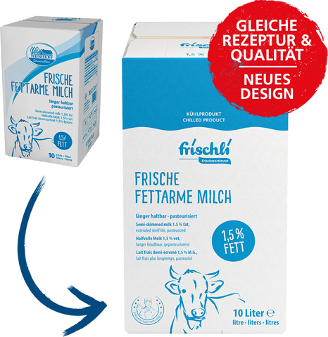 Frische Fettarme Milch 1,5 %  ESL Bag in Box 10 l