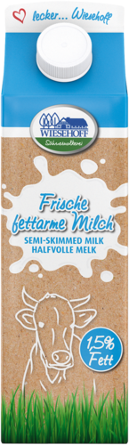 Fettarme Milch 1,5%, ESL 1 ltr.