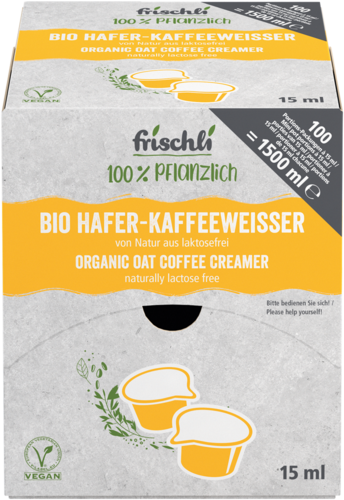 Bio Hafer-Kaffeeweißer 100 x 15 ml