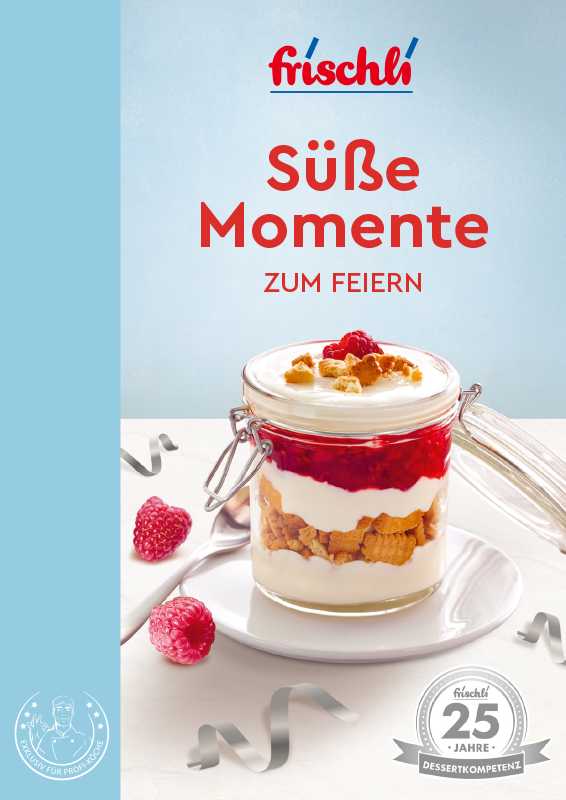 frischli Konzeptfolder »25 Jahre Dessertkompetenz« INTERNET