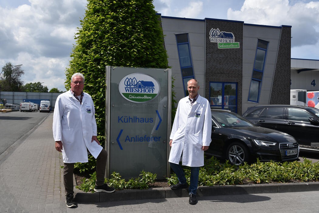 Führungswechsel bei der Sahnemolkerei Wiesehoff