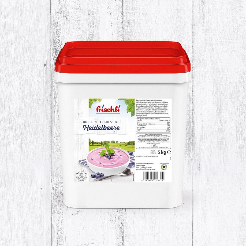 Neue Sorte: Buttermilch-Dessert Heidelbeere