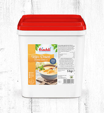 Kefir-Dessert Orange-Vanille