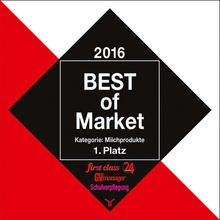 BEST of Market 2016: 1. Platz in der Kategorie "Milchprodukte"