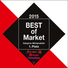 BEST of Market 2015: 1. Platz in der Kategorie "Milchprodukte"