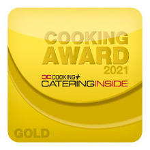 COOKING AWARD 2021 GOLD für frischli "Bio Küchen-Profi-Sahne"