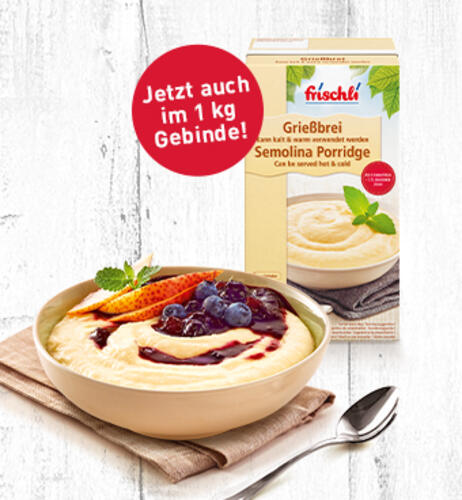 frischli Kachelbild Grießbrei 1kg