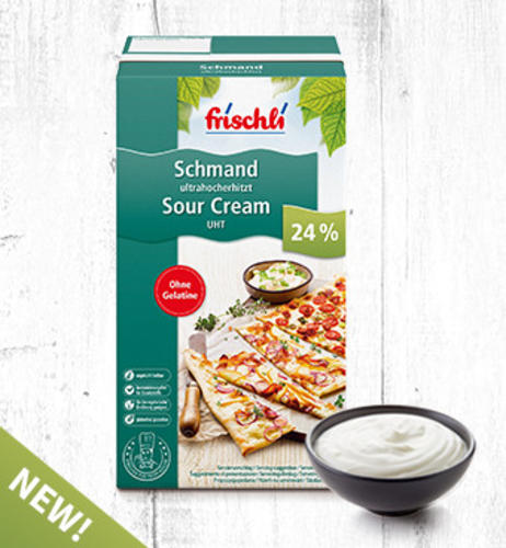 Try now: Sour Cream 24 % - gelatine free