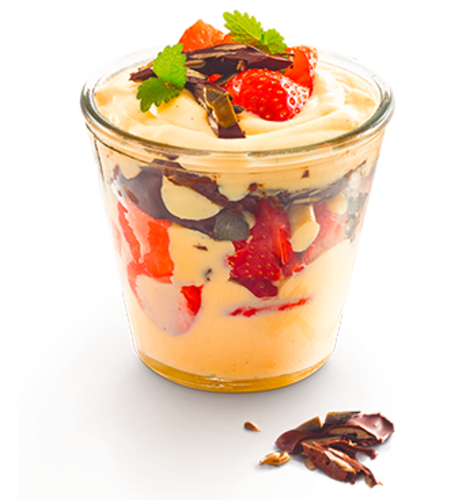 Vanillesauce-Trifle | frischli Foodservice