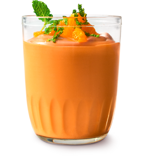 Crazy Caramel – Karamellpudding mit Orangenfilets & frischer Minze