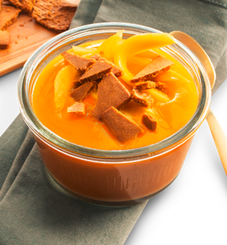 4702 Salted Caramel Dessert mit Mango & Karamellkeks (vegan)
