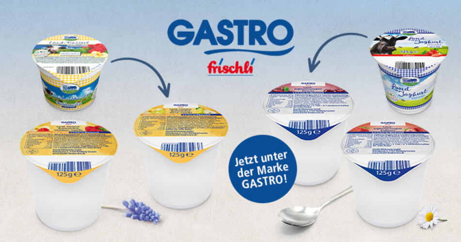 frischli Kachelbild »Jetzt unter der Marke GASTRO!« 2025-04-04