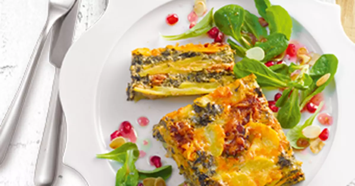 Kartoffel-Grünkohl-Gratin | frischli Foodservice