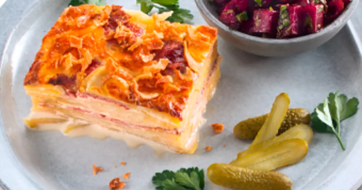 Kartoffelgratin &amp;quot;Labskaus-Style&amp;quot; | frischli Foodservice
