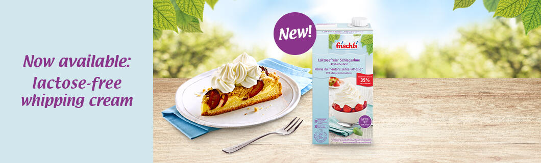 frischli Sliderbild Laktosefreie Schlagsahne 35 % 1 kg / 1L