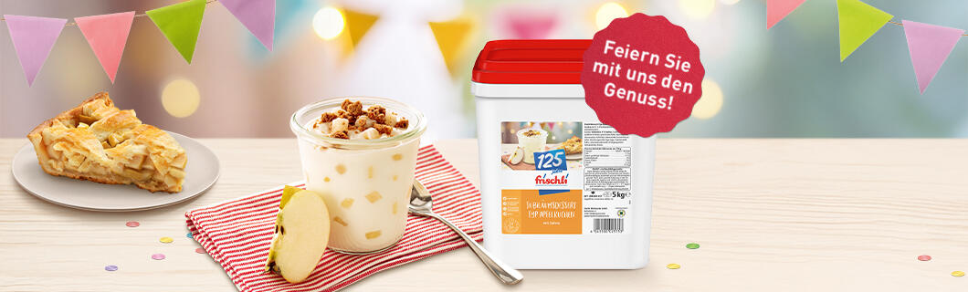 frischli Slider Jubiläumsdessert Typ Apfelkuchen
