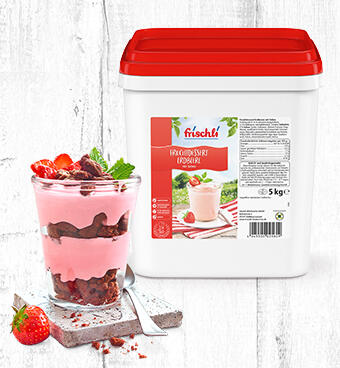 frischli Kachelbild Produkte Fruchtjoghurt