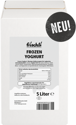 frischli Frozen Yoghurt 5 Liter BiB