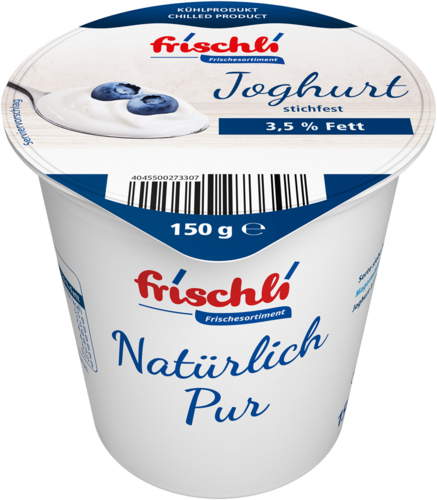 frischli Joghurt stichfest 3,5 % Fett 150 g Becher