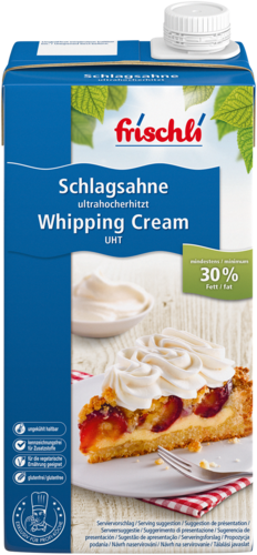 frischli Produktabbildung Schlagsahne 30 % Fett 1000 g