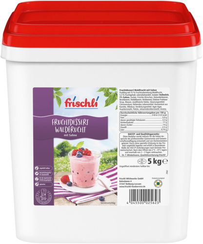 frischli Produktabbildung Fruchtdessert Waldfrucht 5 kg