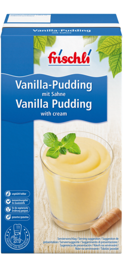 frischli Produktabbildung frischli Vanilla-Pudding mit Sahne 1000 g