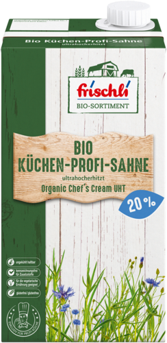 frischli Produktabbildung Bio Küchen-Profi-Sahne 20 % 1000 g
