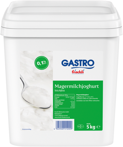 frischli Produktabbildung GASTRO frischli Magermilchjoghurt 5 kg