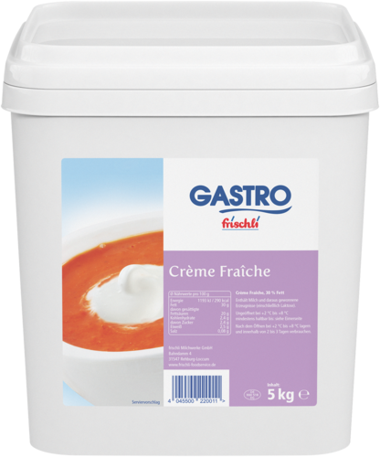 frischli Produktabbildung GASTRO frischli Creme Fraîche 30 % 5 kg