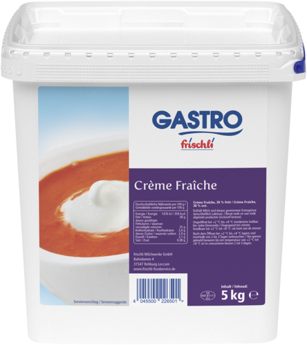 frischli Produktabbildung GASTRO frischli Crème Fraîche 38 % 5 kg