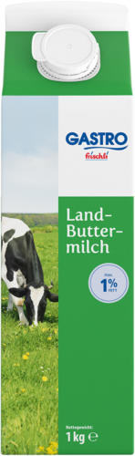 frischli GASTRO frischli Produktabbildung Land-Buttermilch 1 % Fett 1 Liter