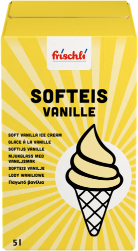 frischli Produktabbildung Softeis Vanille 5 L BiB