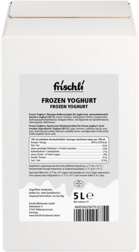 frischli Produktabbildung Frozen Yoghurt 5 L BiB