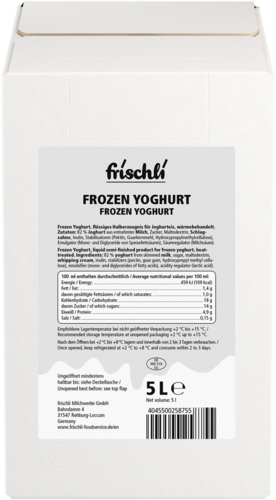 frischli Produktabbildung Frozen Yoghurt 5 L BiB