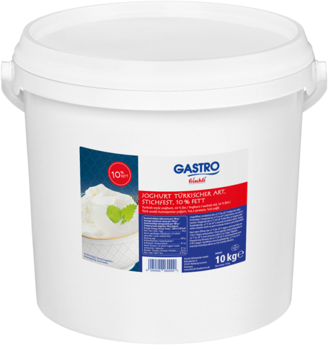 frischli Produktabbildung GASTRO frischli Joghurt türkischer Art, stichfest, 10 % Fett 10 kg