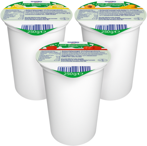 frischli GASTRO frischli Land-Buttermilch 250 g, gemischte Steige
