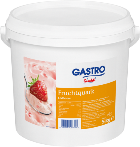 frischli Produktabbildung GASTRO frischli Fruchtquark Erdbeere 5 kg