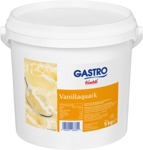 frischli Produktabbildung GASTRO frischli Vanillaquark 5 kg
