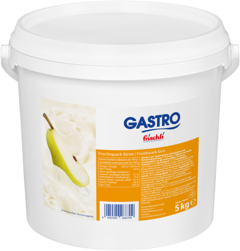 frischli Produktabbildung GASTRO frischli Fruchtquark Birne 5kg