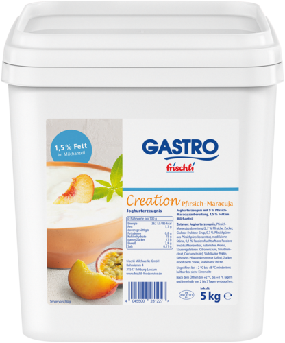 frischli Produktabbildung GASTRO frischli Creation Erdbeere Joghurterzeugnis 1,5 % 5 kg