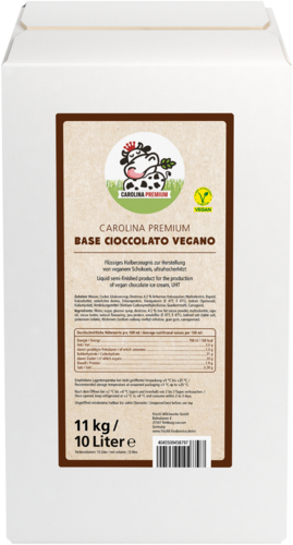 frischli Produktabbildung Carolina Premium Eis Base Cioccolato Vegano 11 kg BiB