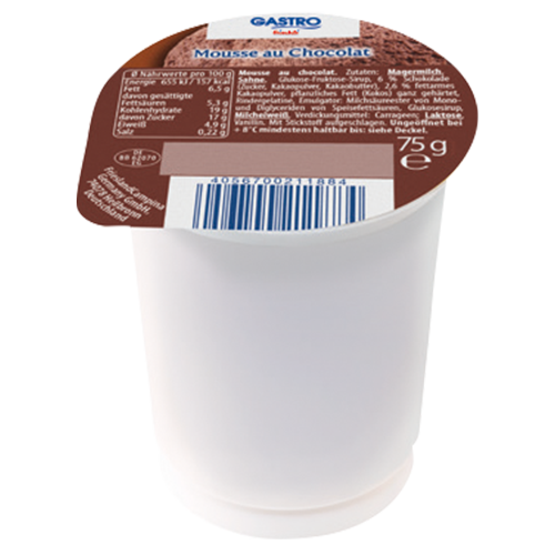 frischli Produktabbildung GASTRO frischli Joghurt Mousse au Chocolat VORAB