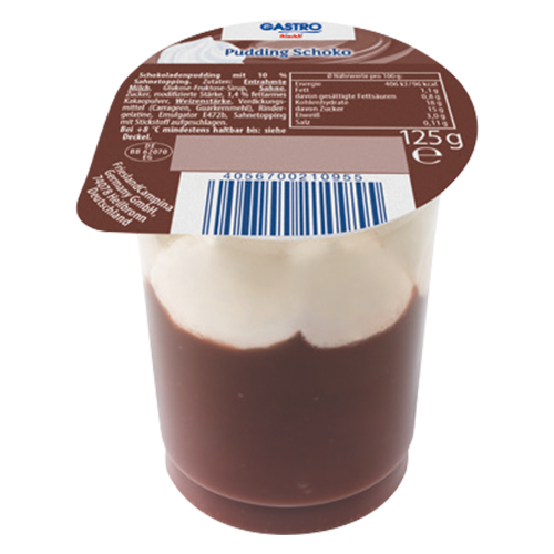 frischli Produktabbildung GASTRO frischli Joghurt Schokopudding mit Sahne VORAB