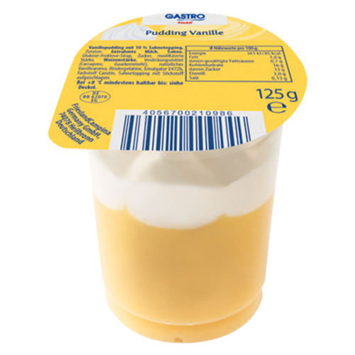 frischli Produktabbildung GASTRO frischli Joghurt Vanillepudding VORAB